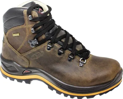 Immagine prodotto di Grisport - Scarpe da trekking da uomo "Aztec", pelle cerata GS121 (43 EU) (marrone chiaro)