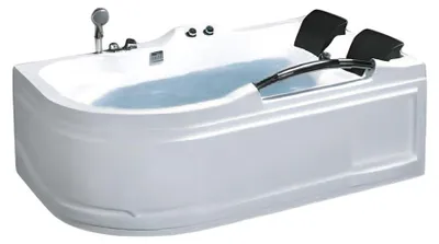 Productafbeelding van Badkuip, whirlpool, bubbelbad, hydromassagebad, comfortbad, 170x120 cm