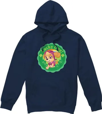 Produktbild von Paw Patrol - "Lucky Dog" Kapuzenpullover für Herren - St Patricks-Tag TV8683 (L) (Marine)