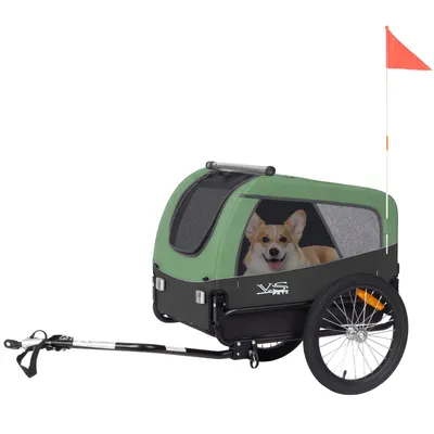 Produktbild von Tiggo VS Medium Hundeanhänger Fahrradanhänger für Hunden bis 23kg