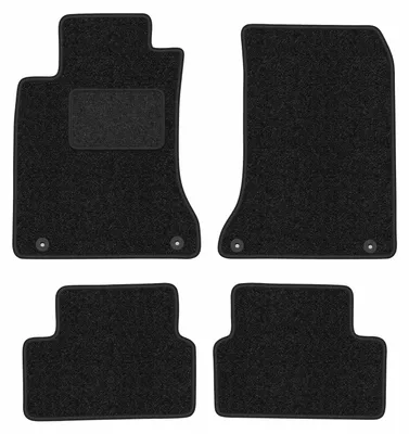 Immagine prodotto di Tappetini in velluto Antracite per Infiniti Q30 2015-2019 hatchback Set 4 pezzi