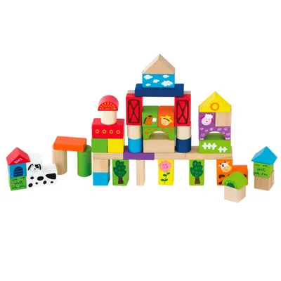Obrázok produktu pre New Classic Toys 50285, 2 rok / roky, 50 kusov, Drevo
