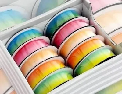 Zdjęcie produktu dla wstążka tęczowa 10szt. 15mmx2m | H016