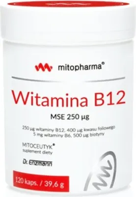 Obrázek produktu pro Dr. Enzmann Doplňky stravy Vitamine B12 Mse, BI5459