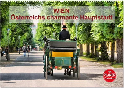 Produktbild von Wien - Österreichs charmante Hauptstadt (Wandkalender 2025 DIN A2 quer), CALVENDO Monatskalender