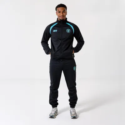 Image de Survêtement d'entraînement Manchester City Homme 2025/2026 - Taille XL - Noir - Survêtement de football - Merchandising officiel Manchester City