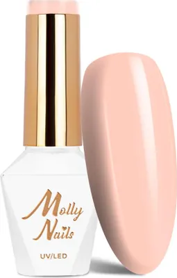 Image de Molly Nails Yoghurt Milky Muffin HEMA/Di-HEMA-freier Hybrid-Nagellack, 8 g, Nr. 126