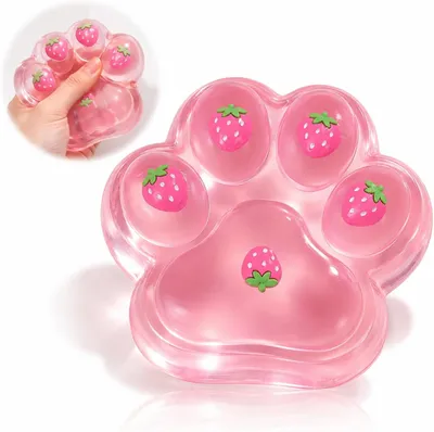 Productafbeelding van Squishy anti-stress speelgoed - Zacht fidget toy in pootvorm