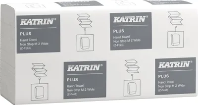 Immagine prodotto di Asciugamano di carta Katrin Plus Non Stop M2 largo 61587 2lg. ws 2.400 fogli.
