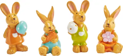 Produktbild von VBS Hase "Hany", 4er-Set, ca. H 5 cm
