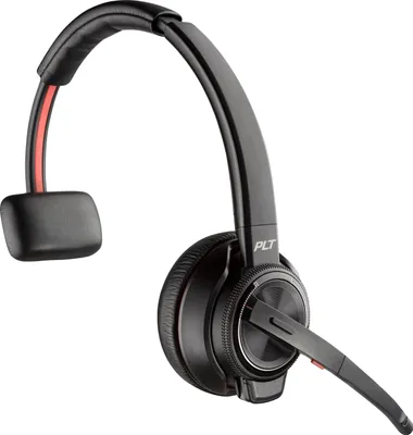 Produktbild von HP Poly Savi 8210 UC DECT 1880-1900 MHz USB-A-Headset, für Microsoft Teams, Kabellos, Büro/Callcenter, 20 - 20000 Hz, 115 g, Kopfhörer, Schwarz