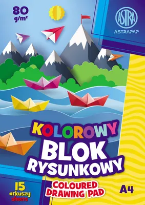 Zdjęcie produktu dla ASTRAPAP Papier Kolorowy A4 - Intensywne barwy dla kreatywnych projektów DIY