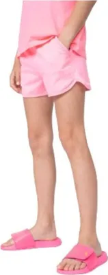 Productafbeelding van 4F JUNIOR meisjes shorts, model CAS F099, korte broek, lichtroze
