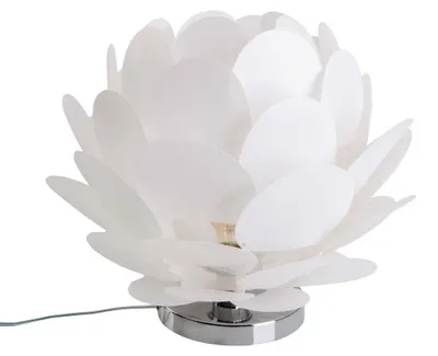 Obrázek produktu pro Stolní lampa, kov, bílá, V 35,5 cm