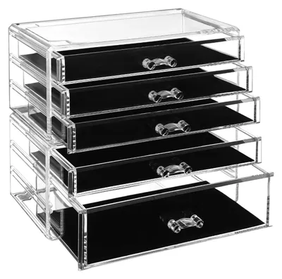 Produktbild von Make-up Organizer - Stapelbare Kosmetik- und Schmuckaufbewahrung - JMU32TP