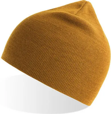 Image de Atlantis HOLB | Holly Beanie Bonnet d'hiver Polyester recyclé - Couleur : Moutarde - Taille : One Size