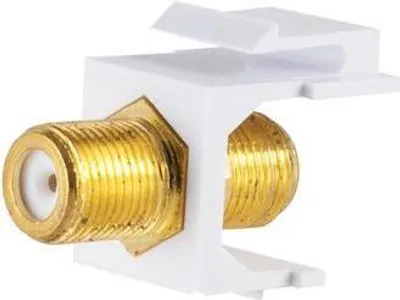 Produktbild von shiverpeaks ®-BASIC-S--Keystone Verbinder F-Buchse, vergoldet (BS08-10070)