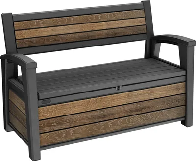Immagine prodotto di Keter K261839, Rettangolare, noce, Cestino per rifiuti, 227 l
