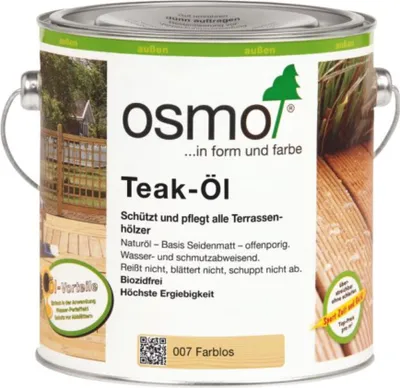 Produktbild von Osmo Teak-Öl Farblos 2,50 l - 11500005