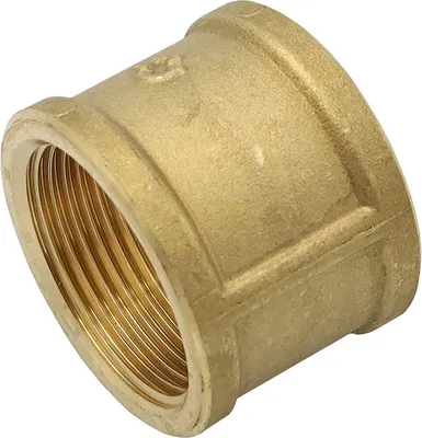 Produktbild von Messing Fitting Muffe 1 1/4 Zoll DN32 Rohrmuffe Gewindefitting