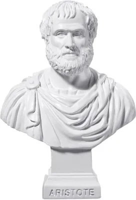 Produktbild von Deko Figur Büste griechischer Aristoteles nach 12,5cm weiß