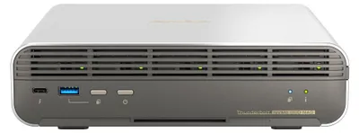 Produktbild von QNAP TBS-h574TX, NAS, Kompakt, Intel® Core™ i5, i5-1235U, 16 GB, 0 TB