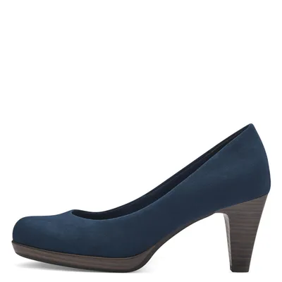 Produktbild von MARCO TOZZI Damen Pumps elegant vielseitig kleines Plateau Textil 2-22411-41, Größe:37 EU, Farbe:Blau