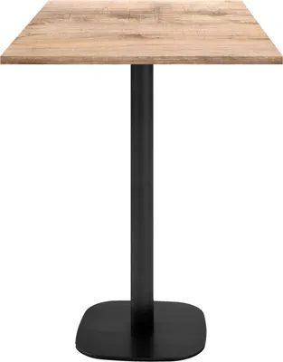 Produktbild von Stehtisch 60 x 60 cm – Rundes Modell aus natürlichem Tanninholz