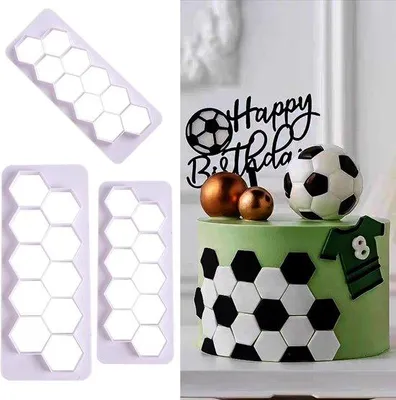 Produktbild von Hexagonale Koekjesuitsteekvormen für Fußball, Torte- und Bastelzwecke