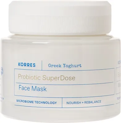 Zdjęcie produktu dla Korres Greek Yoghurt Probiotic Super Dose Nawilżająca maseczka, 100ml