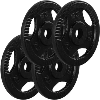 Produktbild von MOVIT Hantelscheiben Set PRO, Gusseisen Gripper, 4x 2,5 kg, Gewichte