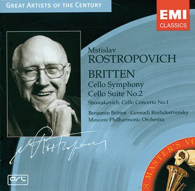 Obrázek produktu pro Mstislav Rostropovič. Benjamin Britten. CD