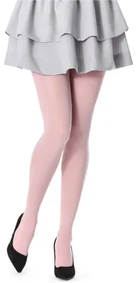Image de Collants pour femmes Bellivalini en microfibre 40 DEN BLVFI1001 (rose poudré, taille S).