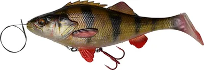 Produktbild von Savage Gear 4D Perch Shad - Gummifisch, Farbe:Perch (Barsch), Länge / Gewicht:17.5cm / 75g