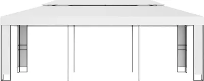 Immagine prodotto di Gazebo con Tetto Doppio 3x6 m Bianco