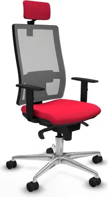 Produktbild von Bürostuhl mit Kopfstütze Horna Piqueras y Crespo 1D086N2 Rot