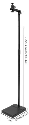 Produktbild von Projektorständer, höhenverstellbar, 360° Drehung, schwarz