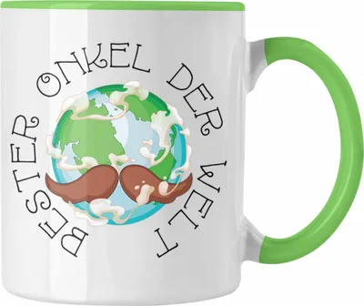 Produktbild von Trendation - Bester Onkel Der Welt Tasse Geschenk Geburtstag Weihnachten Lustig Geschenkideen von Nichte Lieblingsonkel (Grün)
