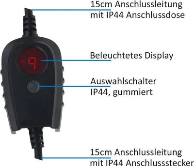 Produktbild von ChiliTec Steckdose mit Dämmerungssensor IP44 Aussen