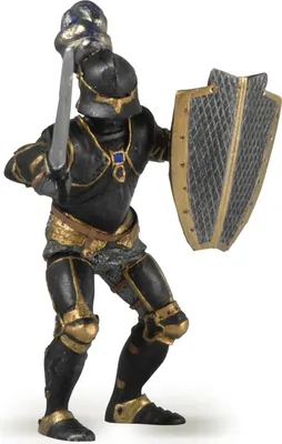 Produktbild von Papo Ritter Mit Schwarzer Rüstung, 158 g
