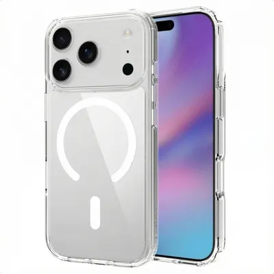 Image de Accezz Xtreme Impact Backcover avec MagSafe pour l'Apple iPhone 17 Pro - Transparent