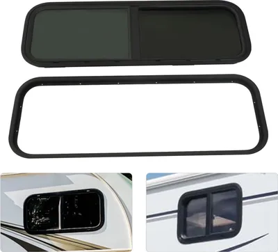 Obrázek produktu pro 1000 * 400 mm okno karavanu Boční okno Karavan Motorhome Posuvné okno Obdélníkové okno karavanu Motorhome se sítí proti hmyzu