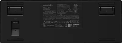 Image de Logitech G PRO X 60, filaire et sans fil, sans fil RF + Bluetooth, interrupteur mécanique, QWERTY, LED RVB, Noir