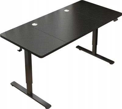 Obrázek produktu pro Elektricky nastavitelný psací stůl 140x60cm Herní nastavení výšky Černý