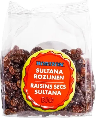 Productafbeelding van ROZENOTTEN, biologische sultana zonder gluten, 250 g - HORIZON