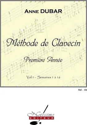 Produktbild von Méthode de clavecin - permière année vol.1