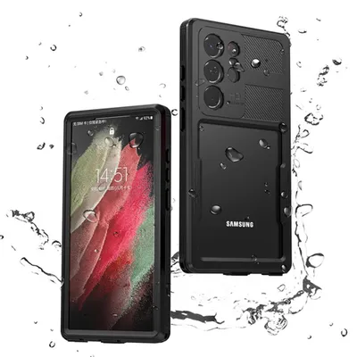 Obrázok produktu pre ShellBox Vodotesné ochranné puzdro IP68 pre Samsung Galaxy S23 Ultra - Čierne
