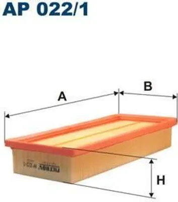 Produktbild von Luftfilter FILTRON AP 022/1
