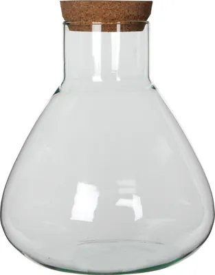 Obrázok produktu pre Sľudové dekorácie Emily - H32 x Ø30 cm - Transparentné