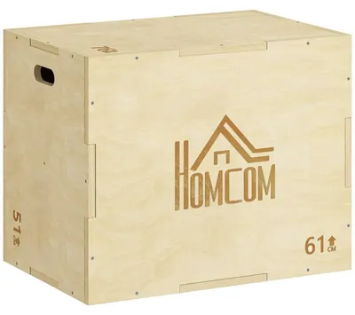 Produktbild von 3 1 Plyo Box Holz Plyometrische Sprungbox 61 51 76 Naturholz